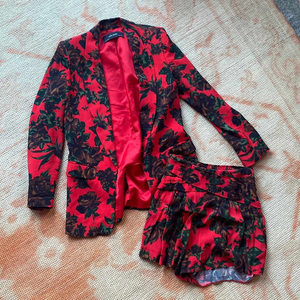ZARA blazer and short set. Size XS for blazer & shorts.